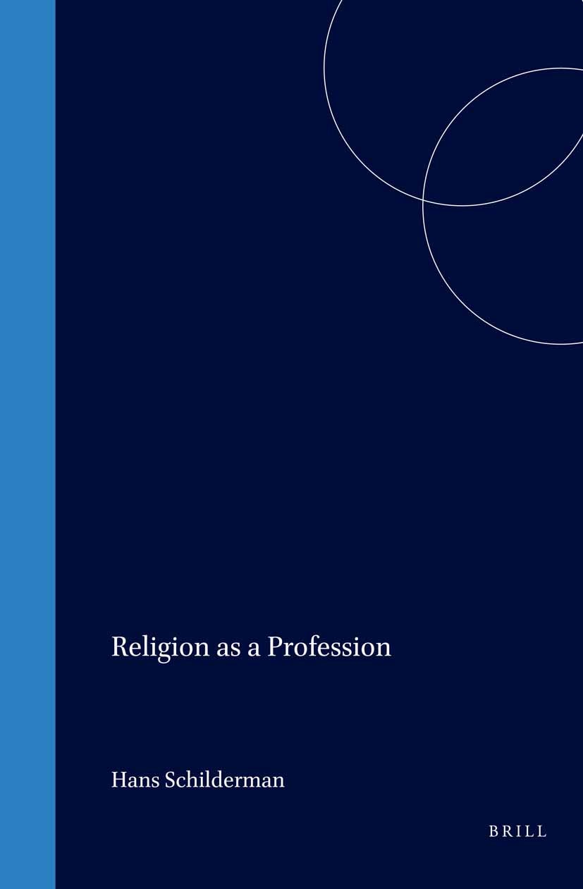 Book cover image for Religion as a Profession ISBN: 9789004144521